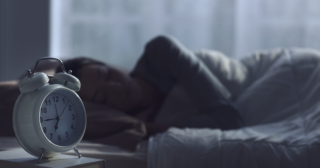 Image of a woman sleeping - Anxiety change #6 Not getting enough sleep