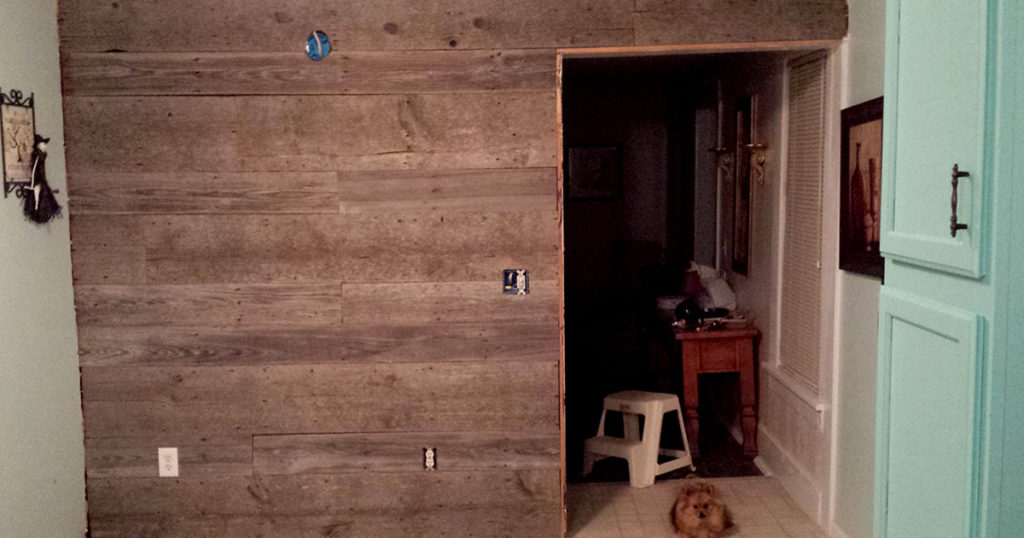 I turned a 1930s kitchen wall into a custom workspace