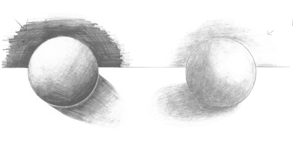 example of shading a sphere