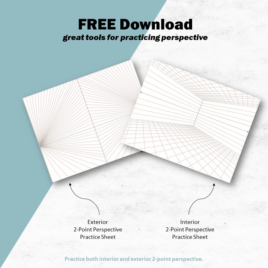 free perspective practice sheets